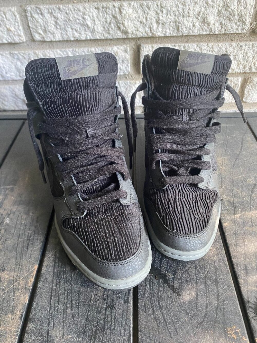 Nike Wmns Dunk Sky High 'Black Metallic Hematite'